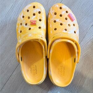 Platform CROCS Yellow Clogs